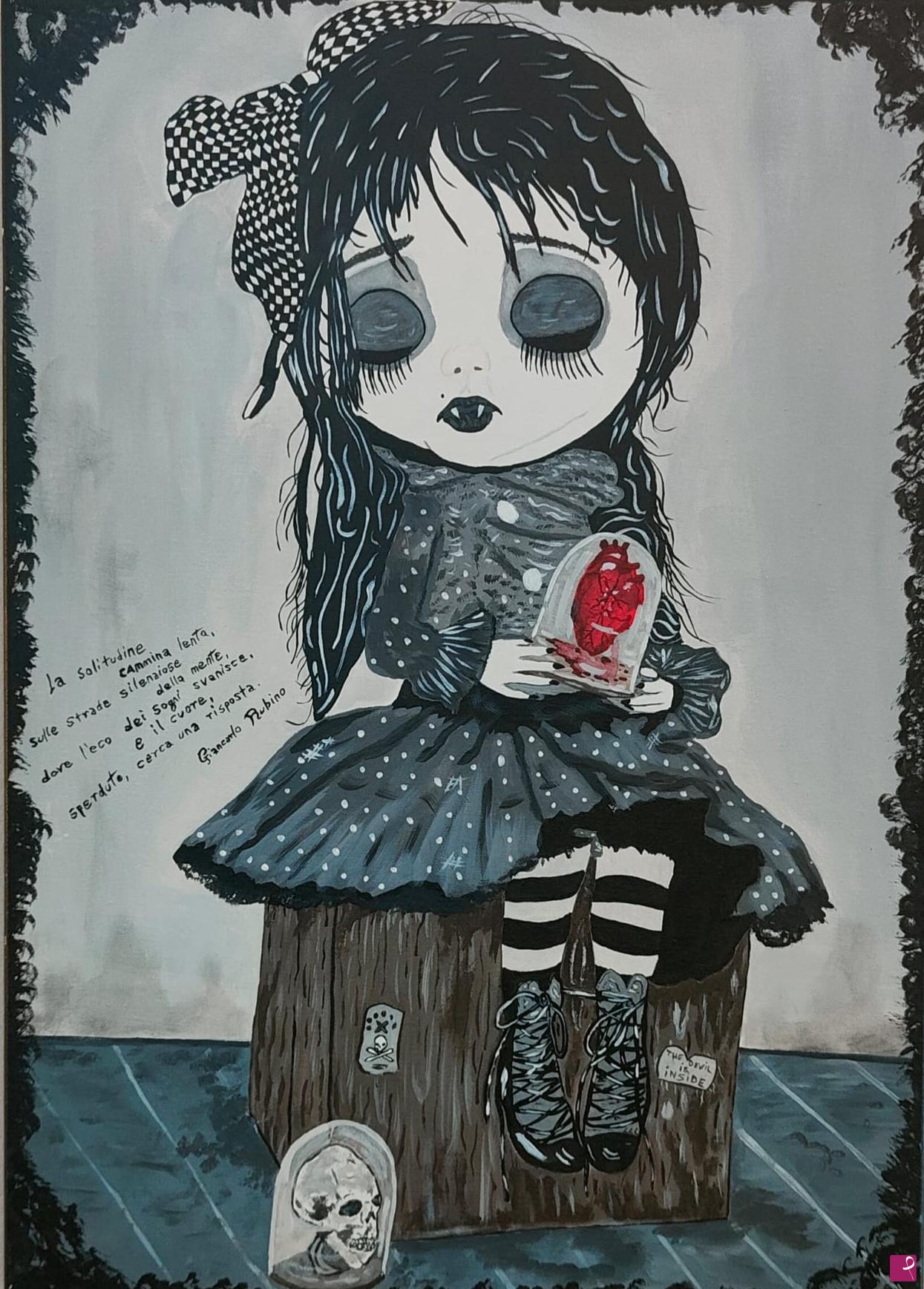 quadri in vendita online - Bleeding heart