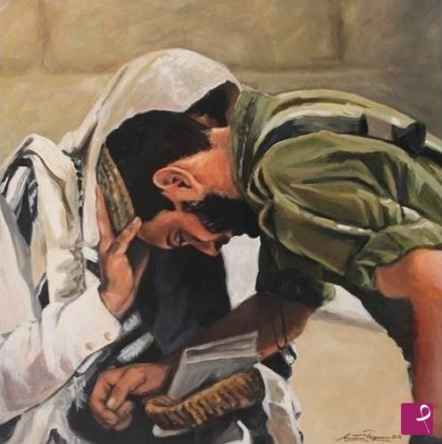 quadri in vendita online - BLESSING IN JERUSALEM