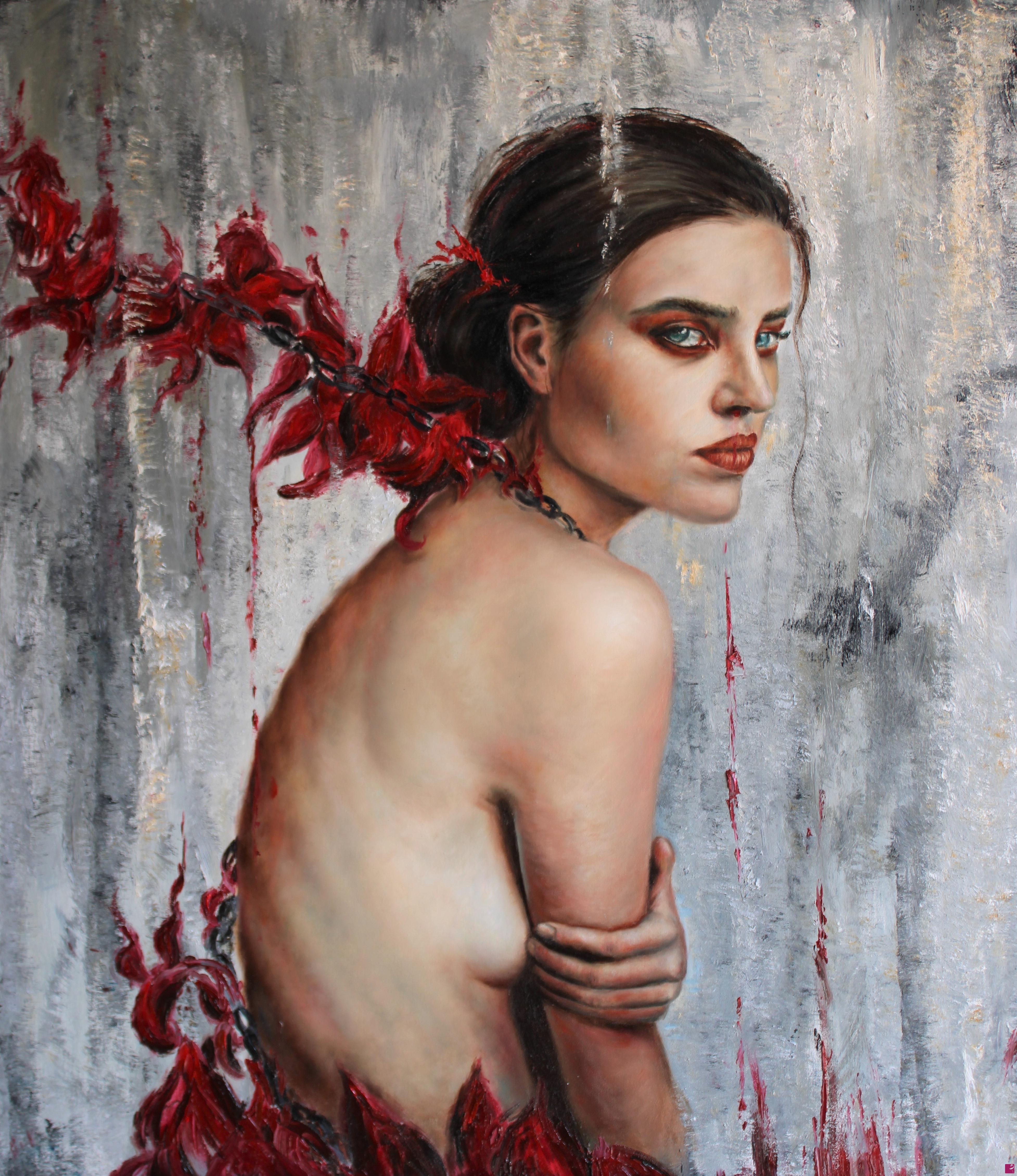 quadri in vendita online - Blood Flowers