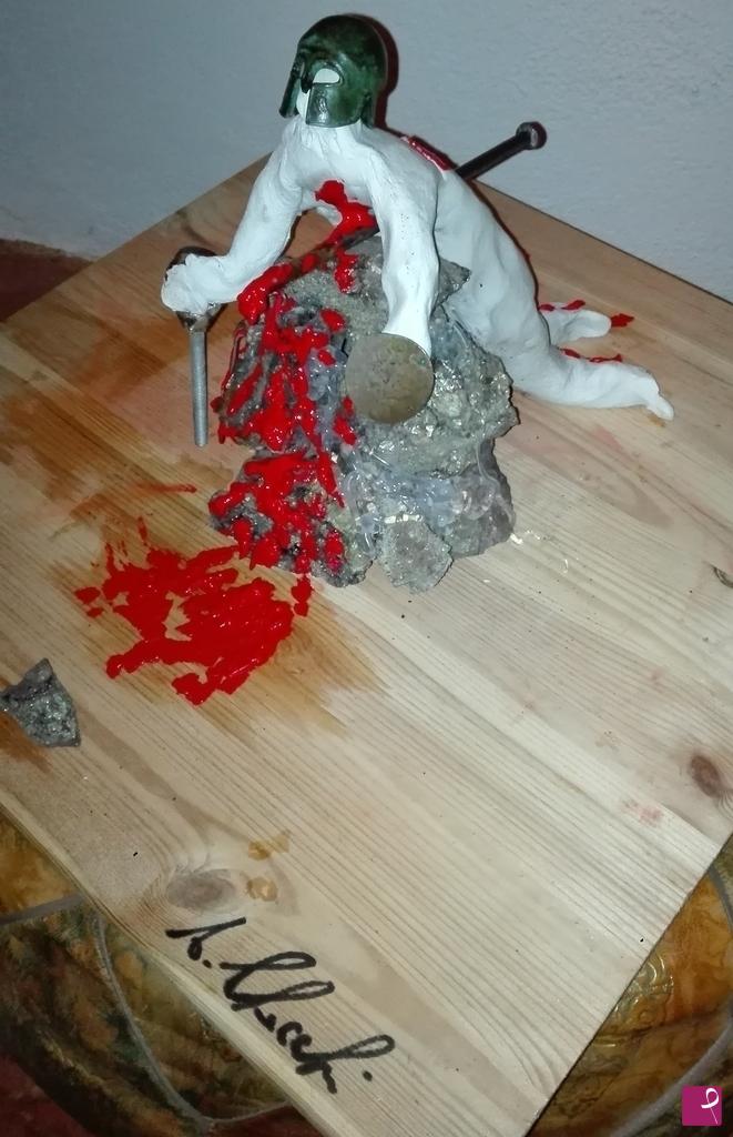 quadri in vendita online - Blood spartan