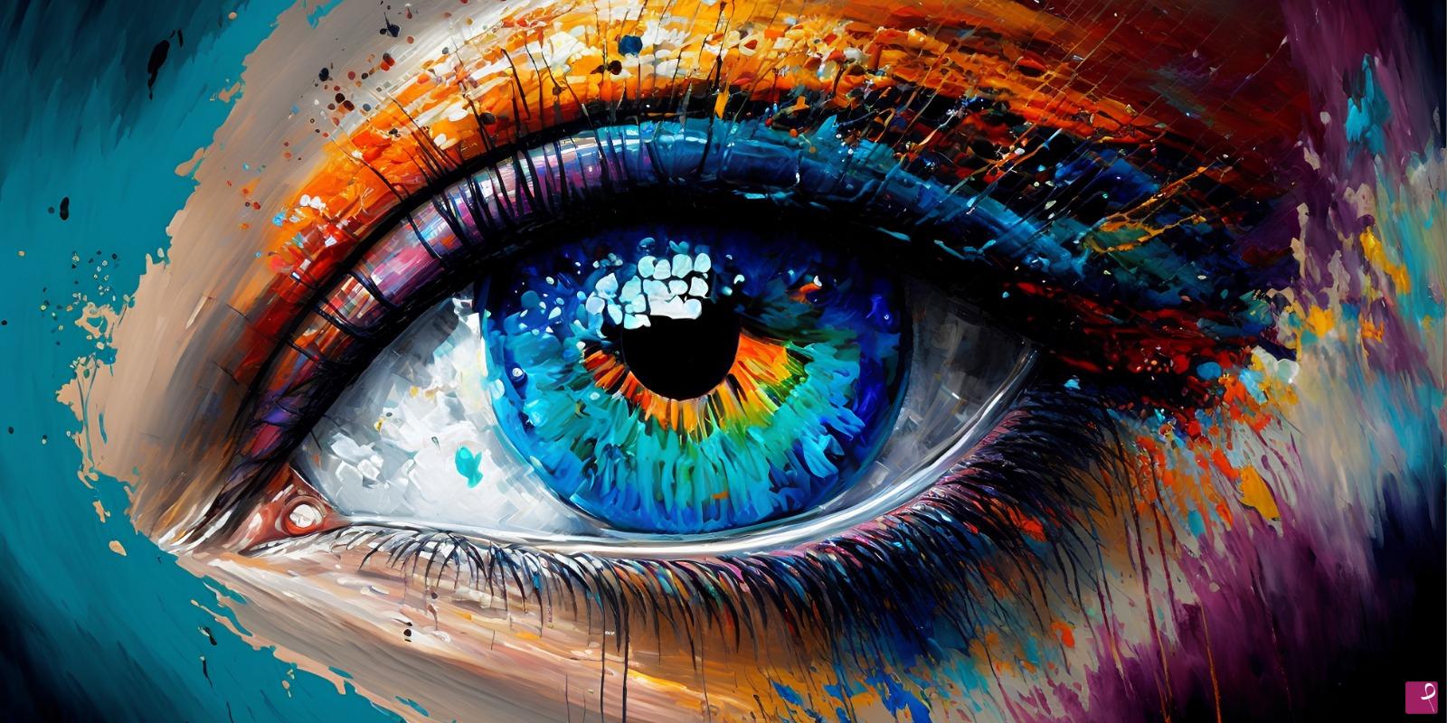 quadri in vendita online - Blu Eye