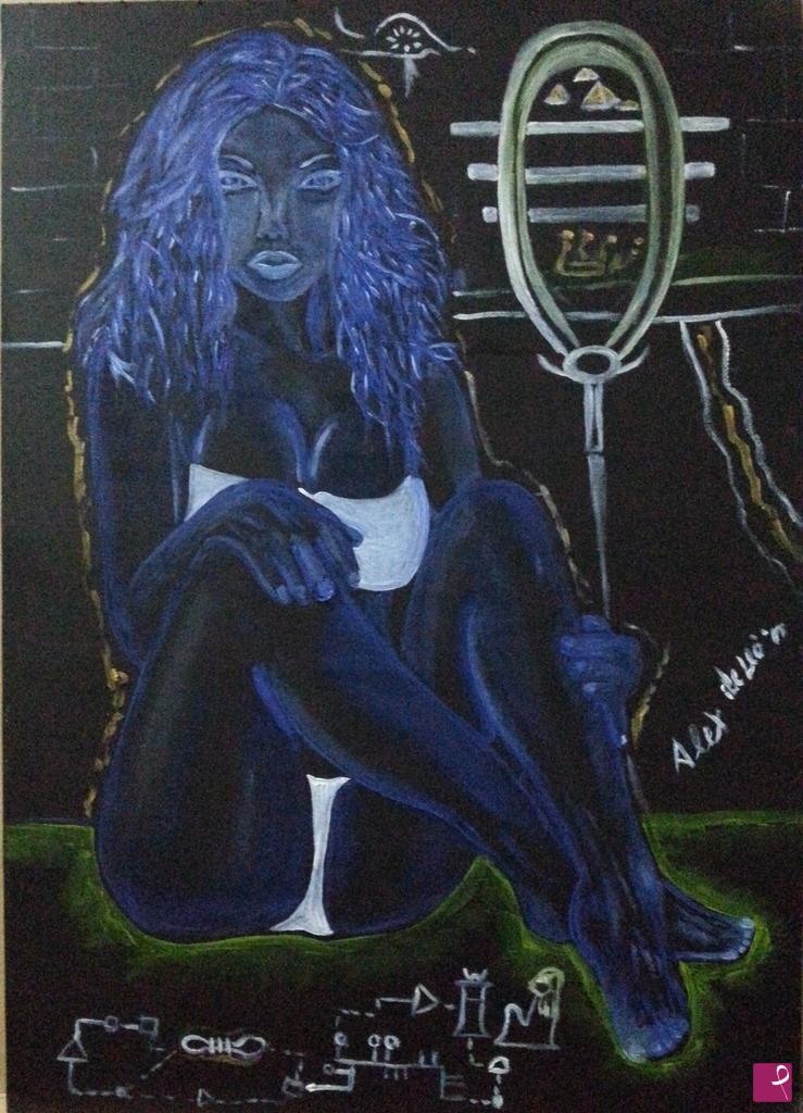 quadri in vendita online - BLUE BASTET