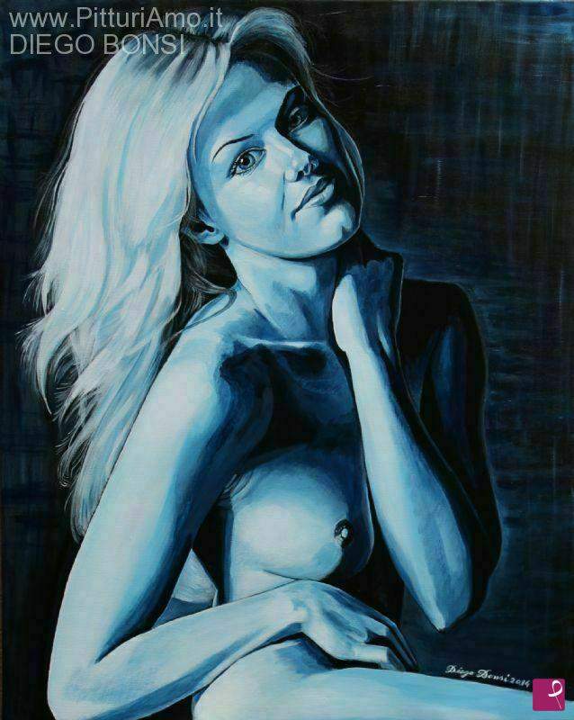 quadri in vendita online - blue dreams (2) jane