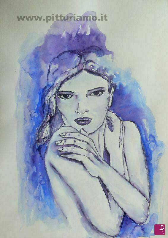 quadri in vendita online - Blue eyes