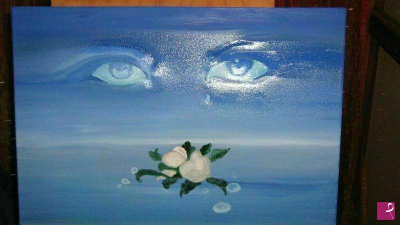 quadri in vendita online - Blue eyes