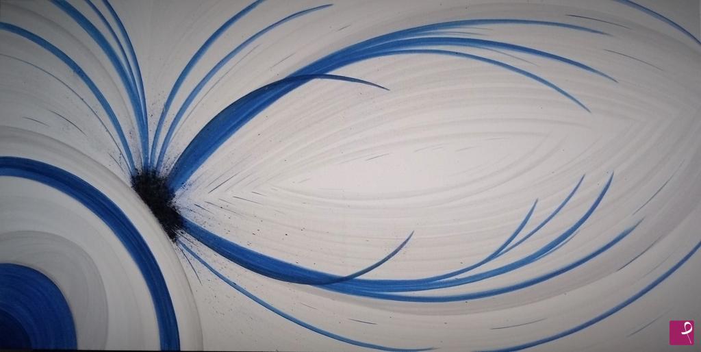 quadri in vendita online - blue implosion
