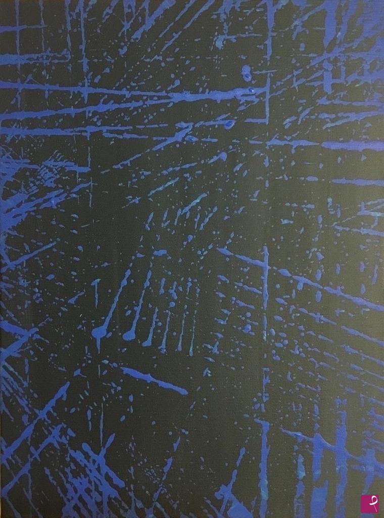 quadri in vendita online - Blue matrix