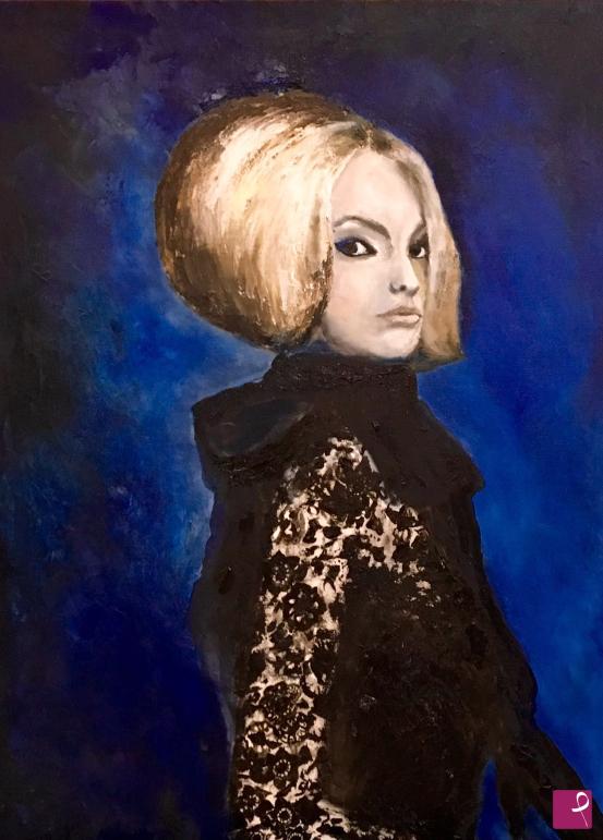 quadri in vendita online - Blue Mistery - Omaggio a Patrick DeMarchelier