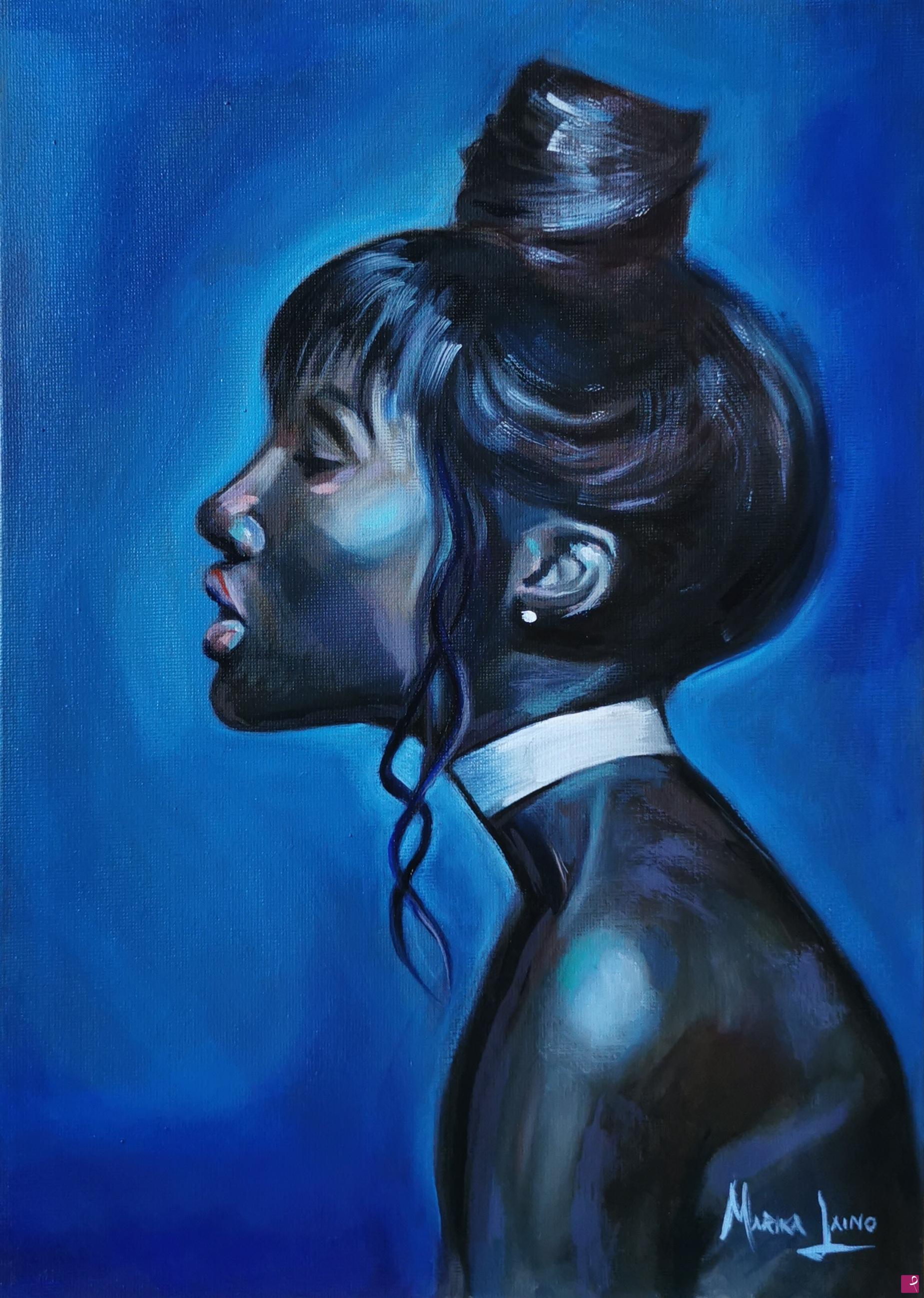 quadri in vendita online - "Blue Savannah"