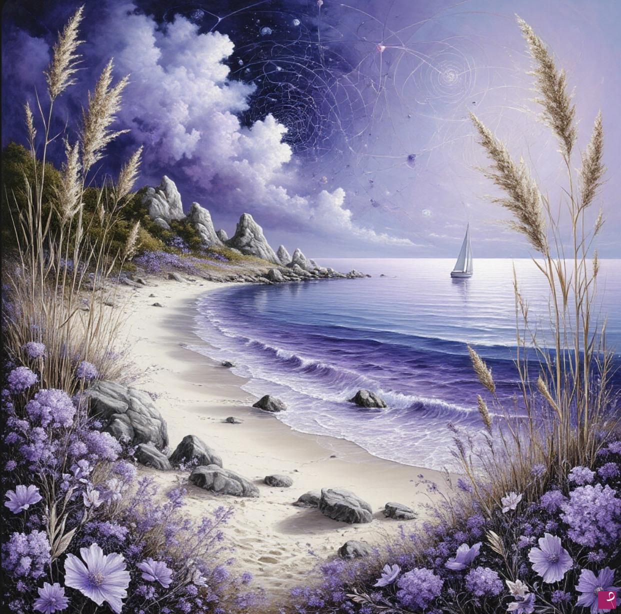 quadri in vendita online - Blue sea 