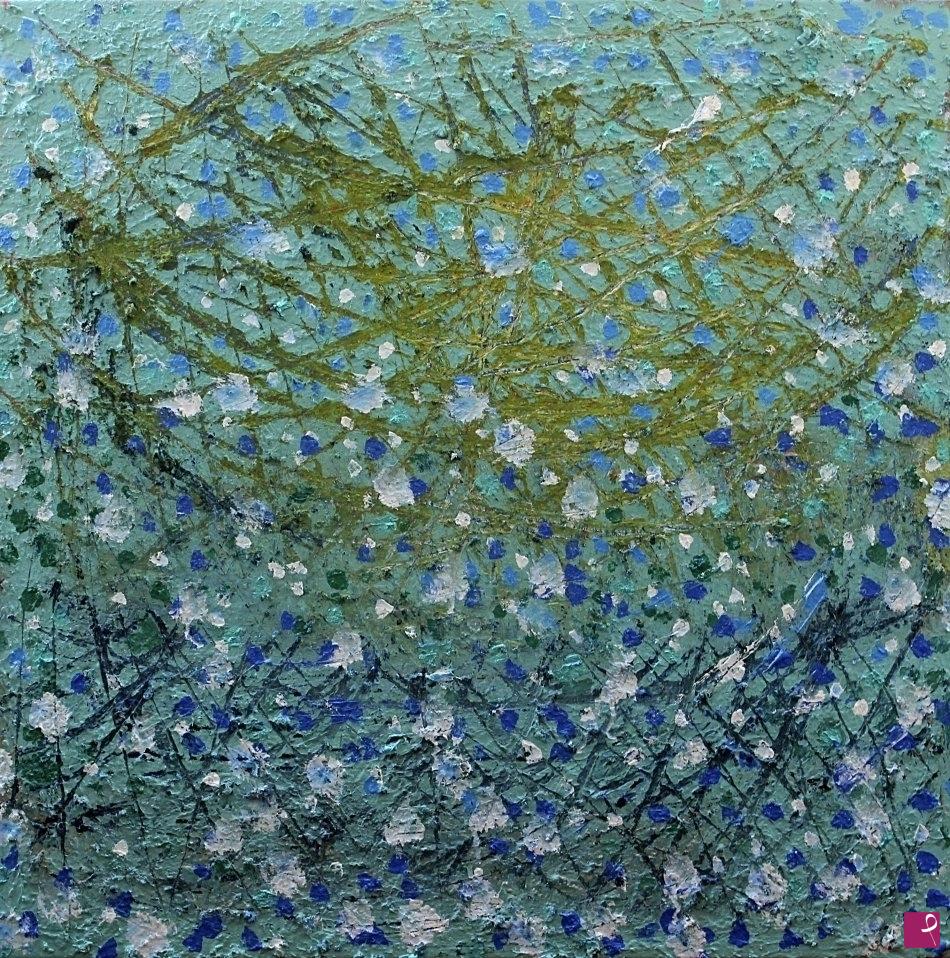 quadri in vendita online - Blue sky