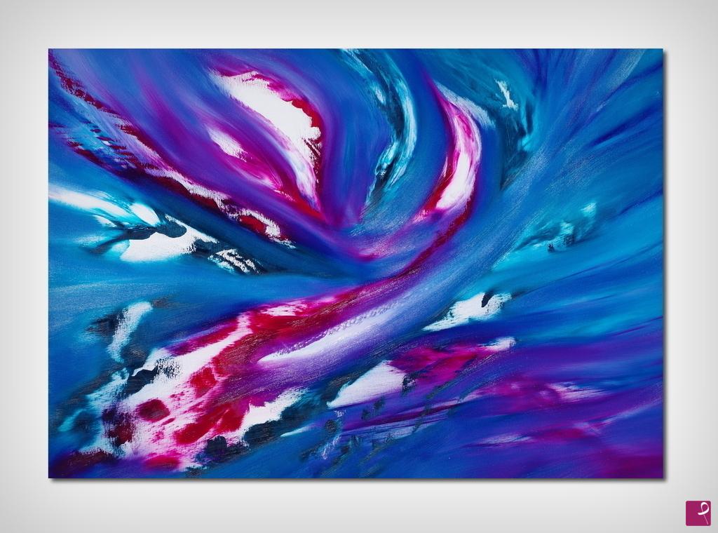 quadri in vendita online - Blue sky II, la serie, 100x70 cm