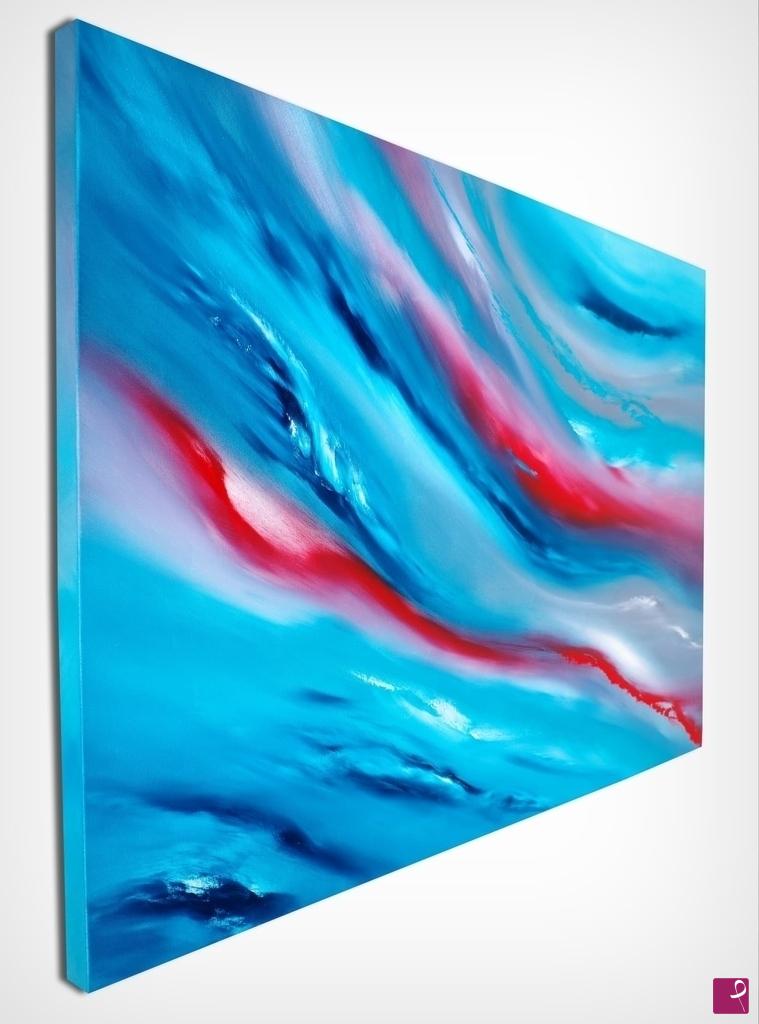 quadri in vendita online - Blue sky III, la serie, 100x70 cm