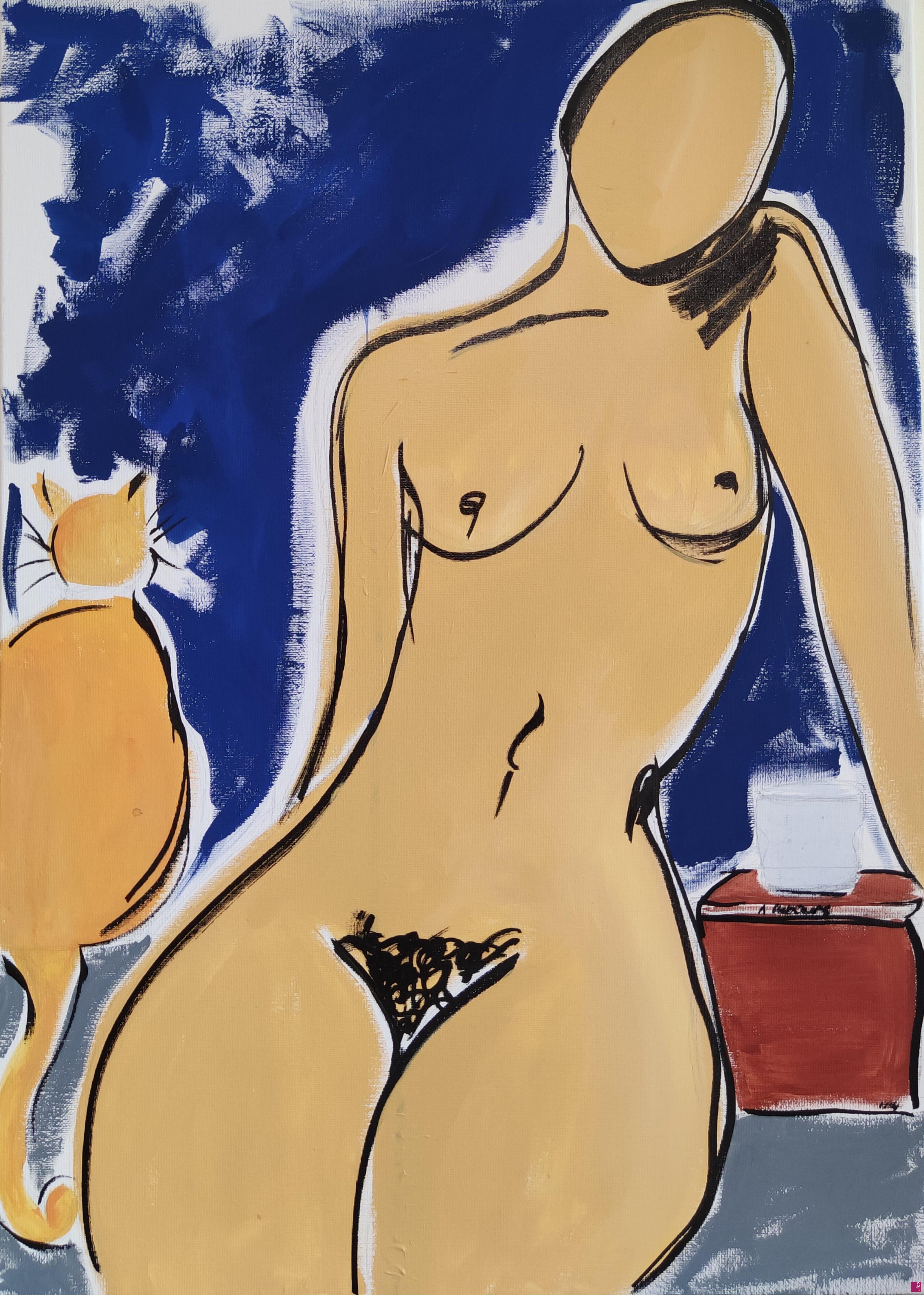 quadri in vendita online - Blue solitude