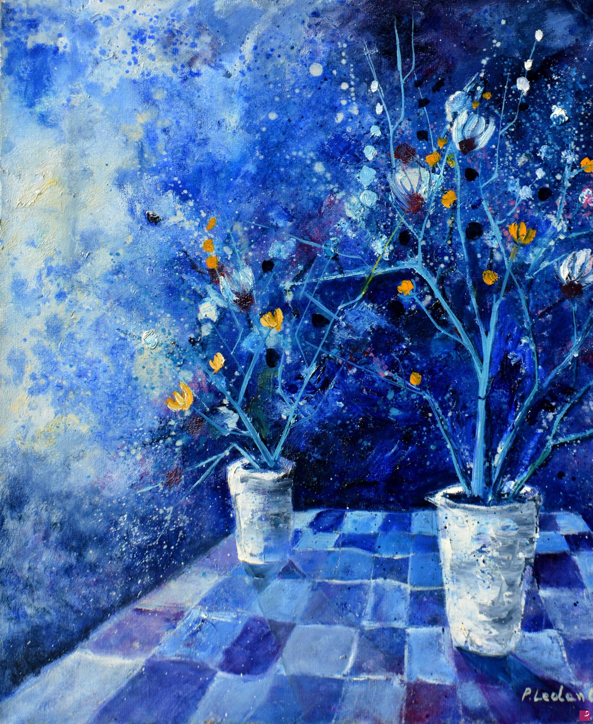 quadri in vendita online - Blue still life 