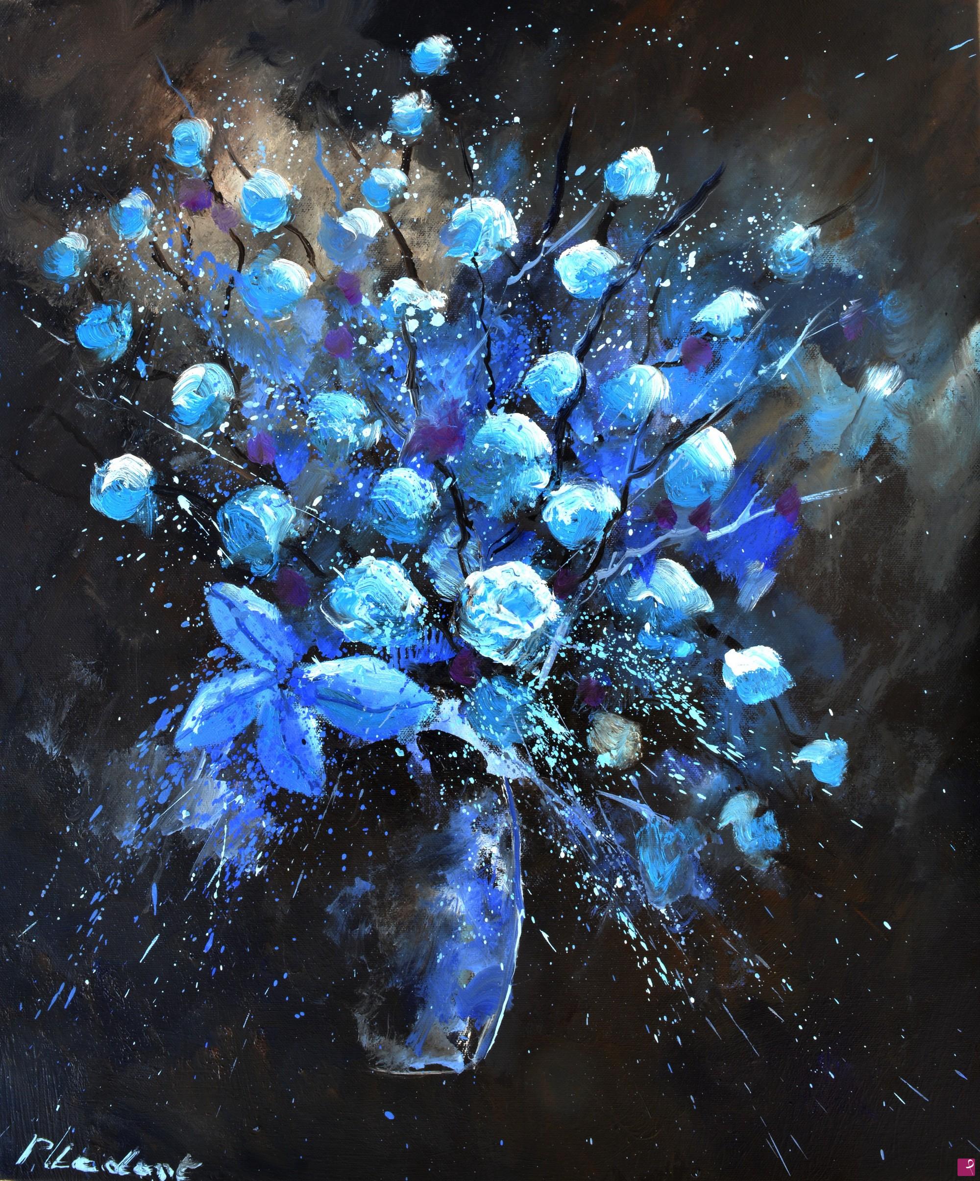 quadri in vendita online - Blue still life 