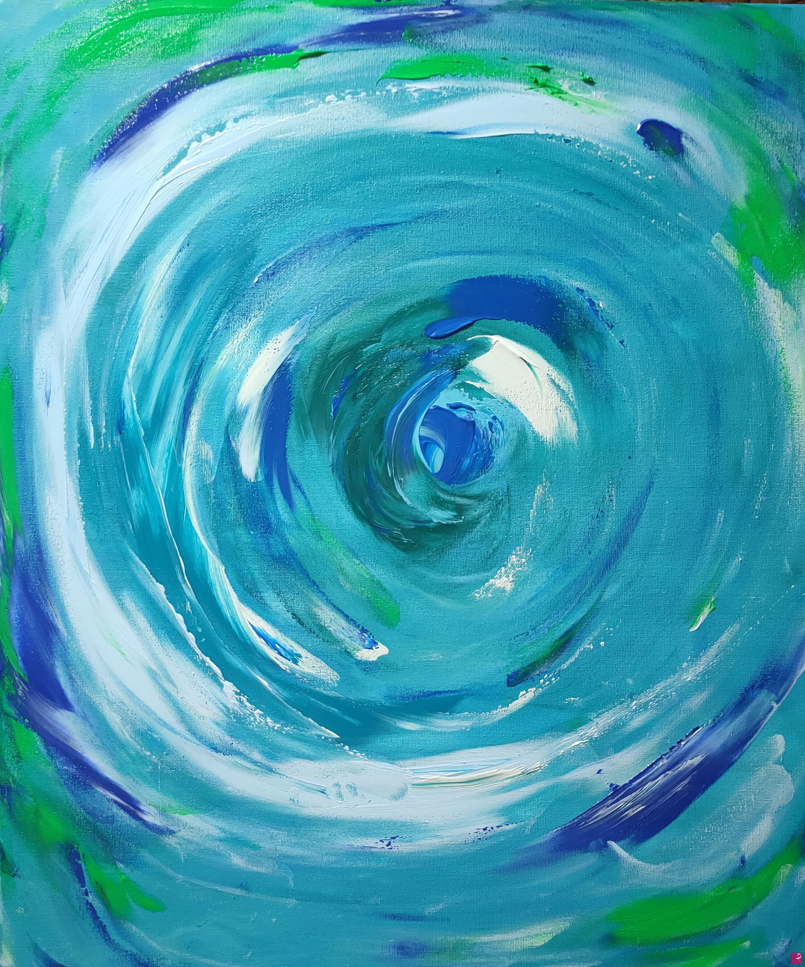 quadri in vendita online - Blue Vortex (Vortice Blu)