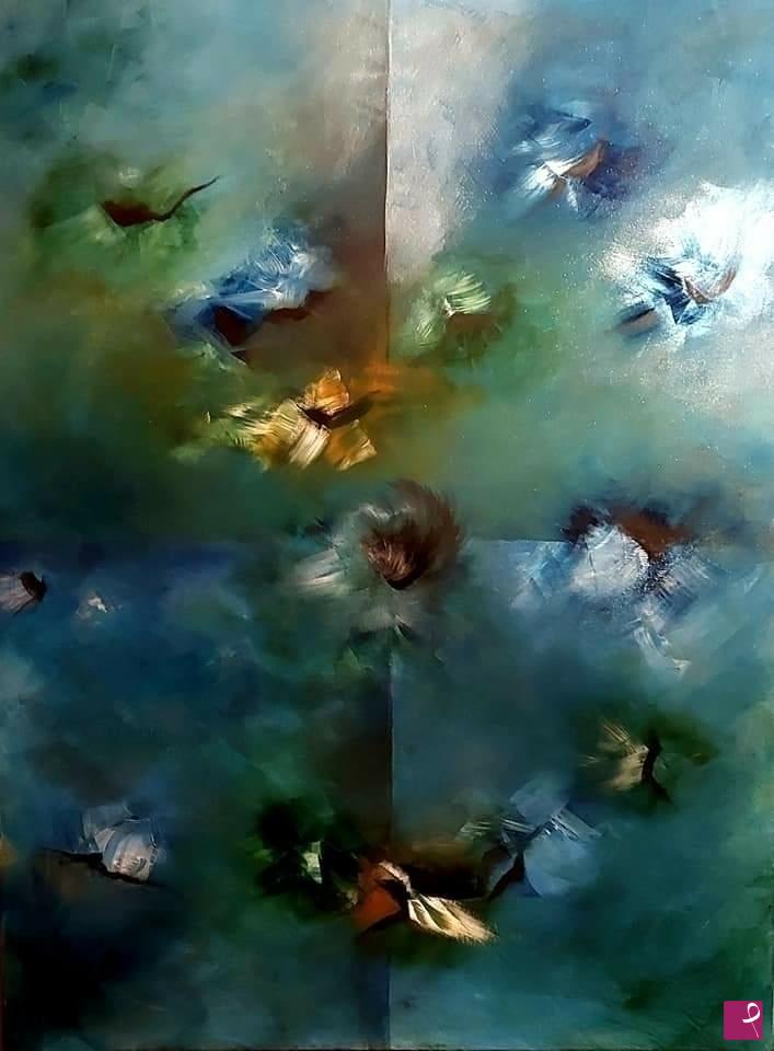 quadri in vendita online - Blue waters