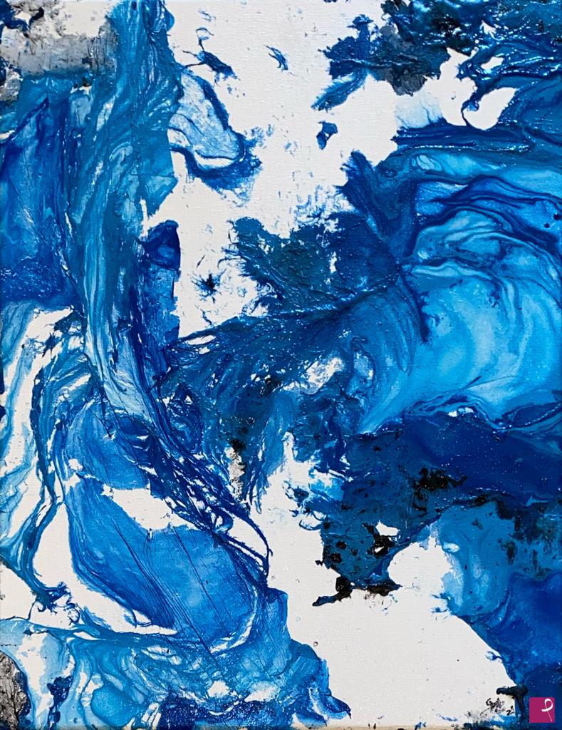 quadri in vendita online - Blue Waves 