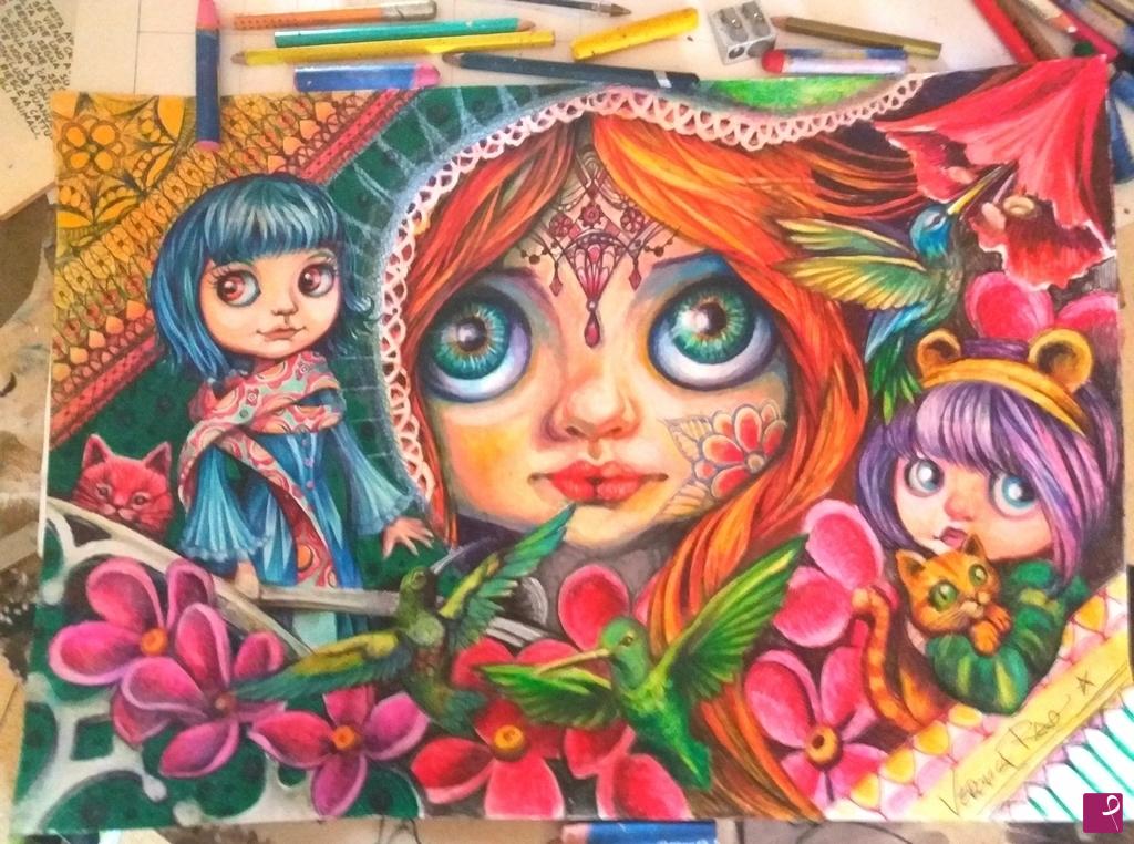 quadri in vendita online - Blythe dolls