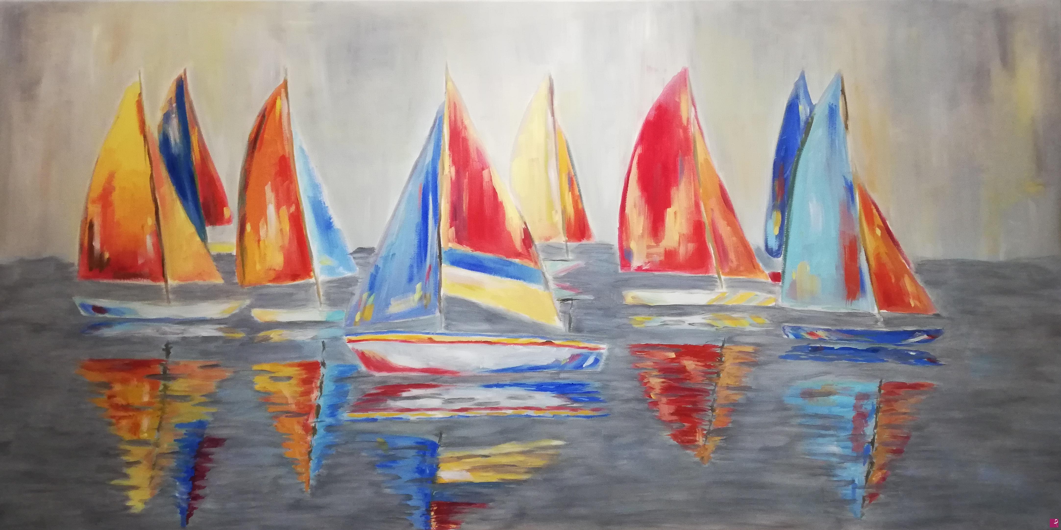 quadri in vendita online - Boats