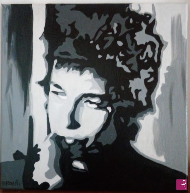 quadri in vendita online - Bob Dylan