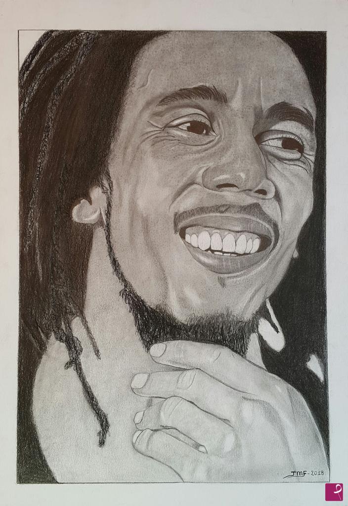quadri in vendita online - Bob Marley - One Love