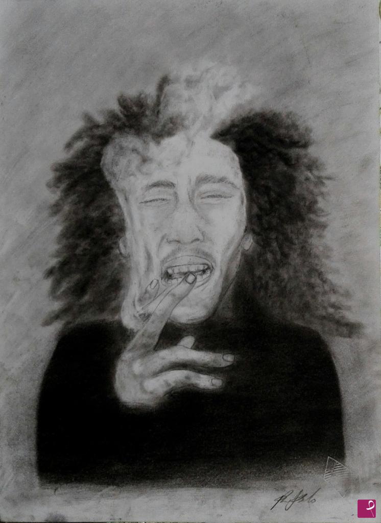 quadri in vendita online - Bob marley  ..satisfy my soul