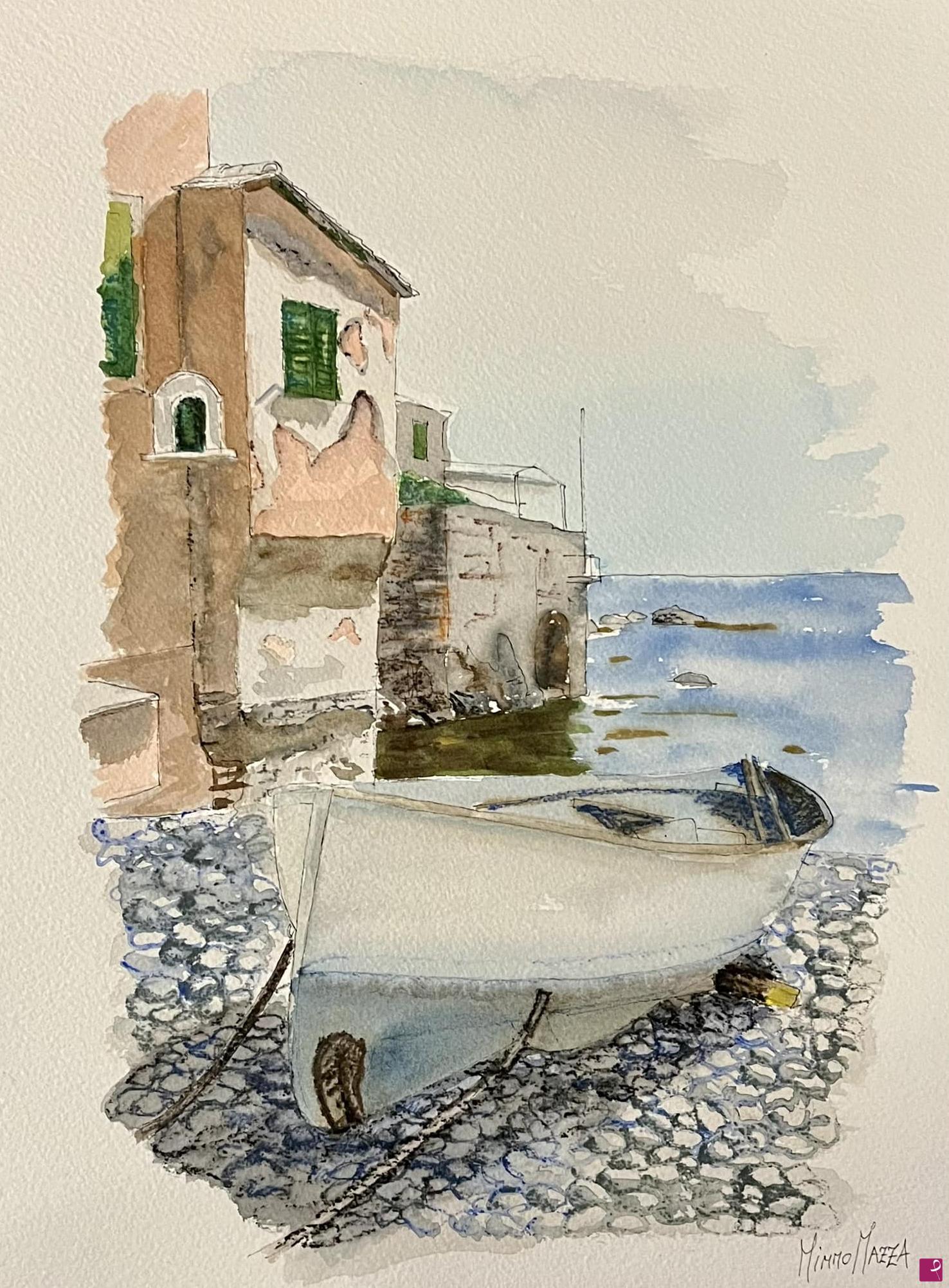 quadri in vendita online - BOCCADASSE ACQUERELLO