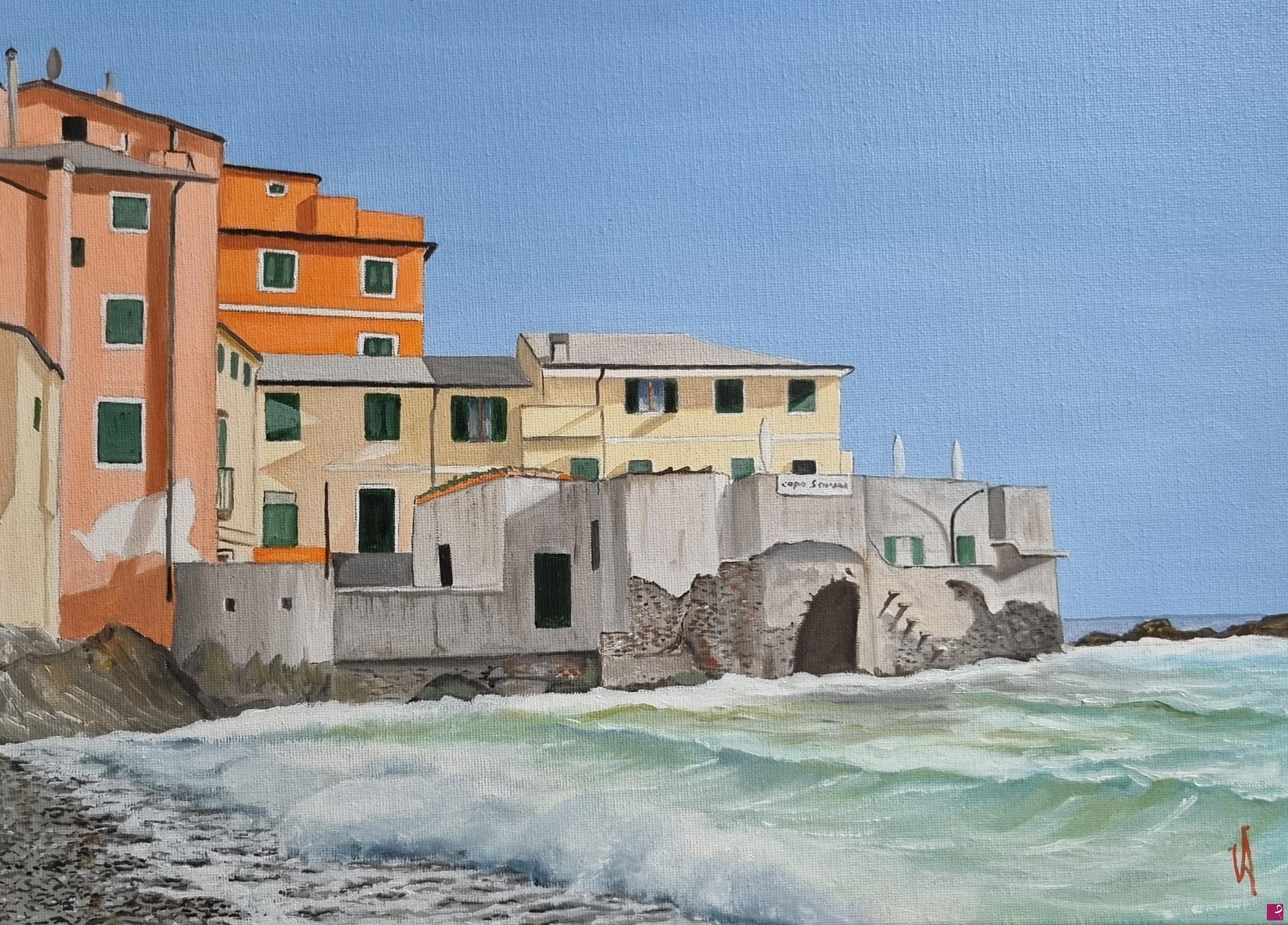 quadri in vendita online - Boccadasse Genova 