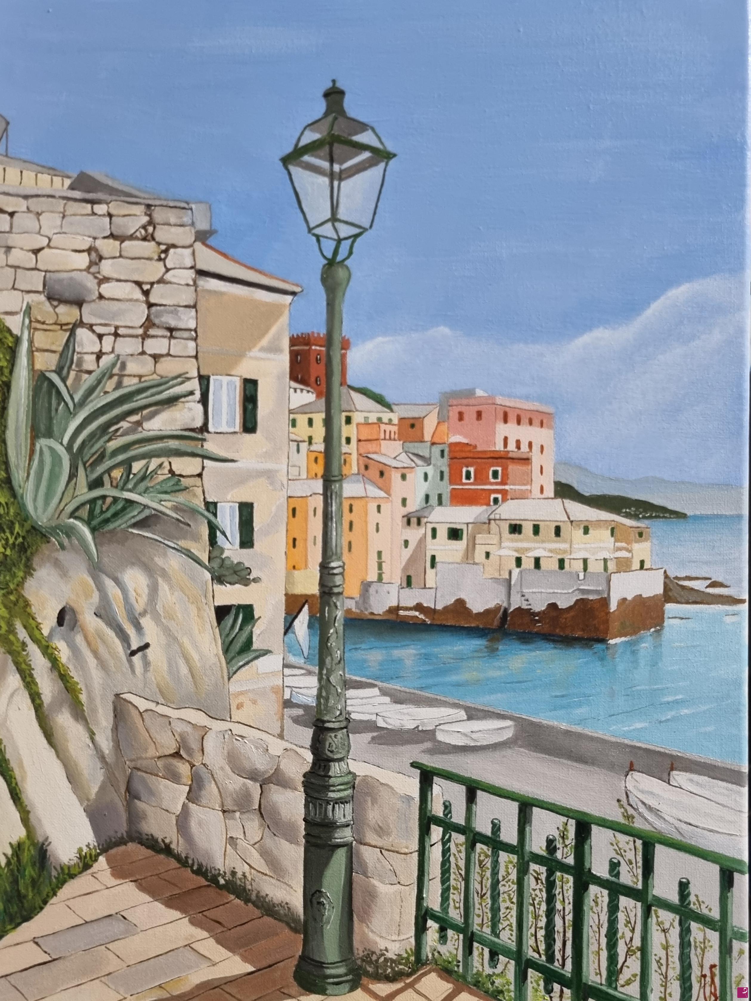 quadri in vendita online - Boccadasse Genova 