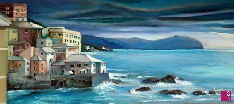 quadri in vendita online - Boccadasse, Genova