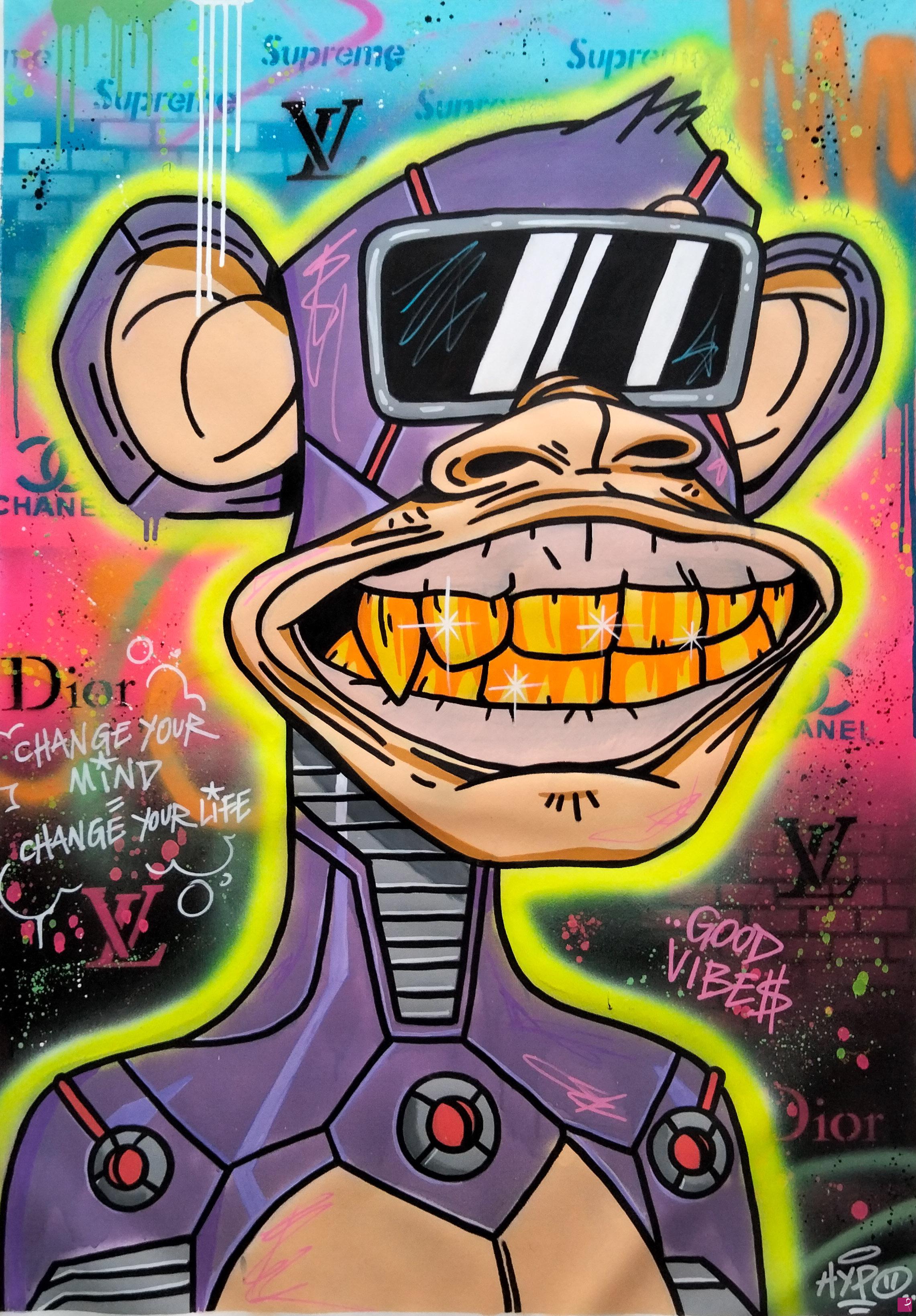 quadri in vendita online - Bored Ape Yatch Club - Smile to life