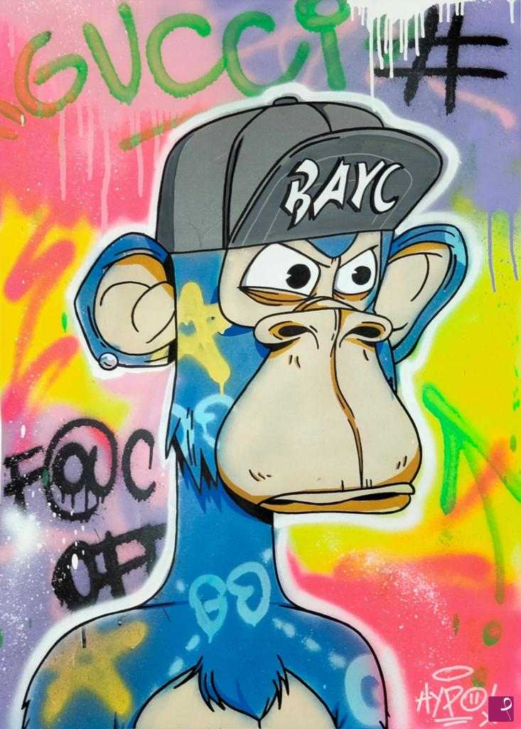 quadri in vendita online - Bored Ape Yatch Club X Gucci 