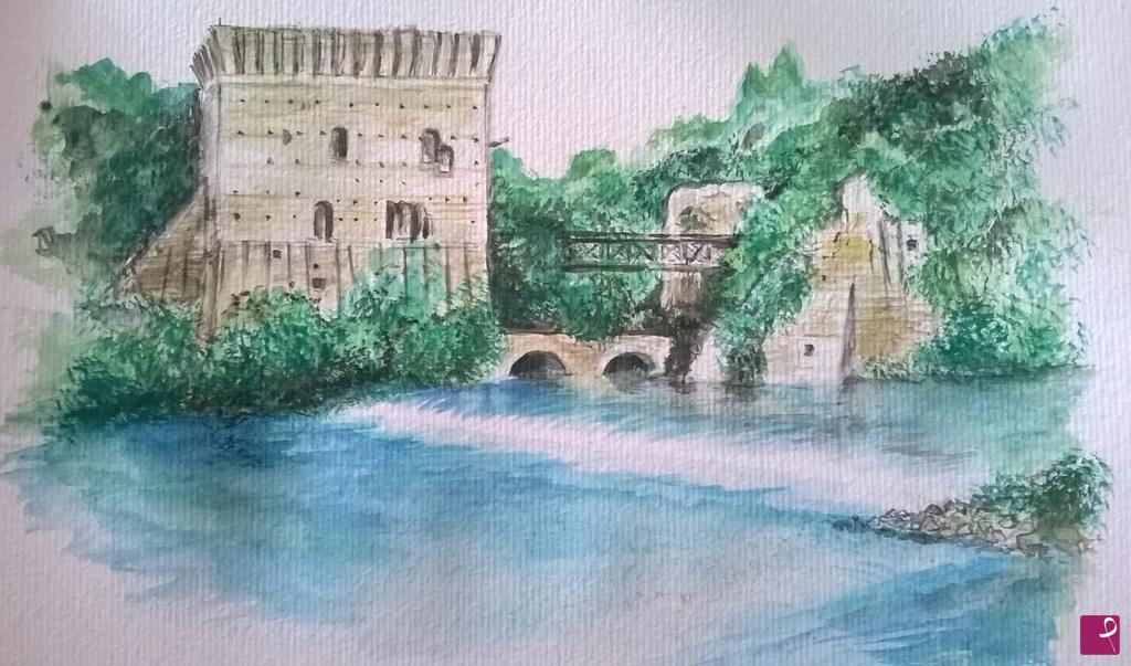 quadri in vendita online - Borghetto - Valeggio sul Mincio
