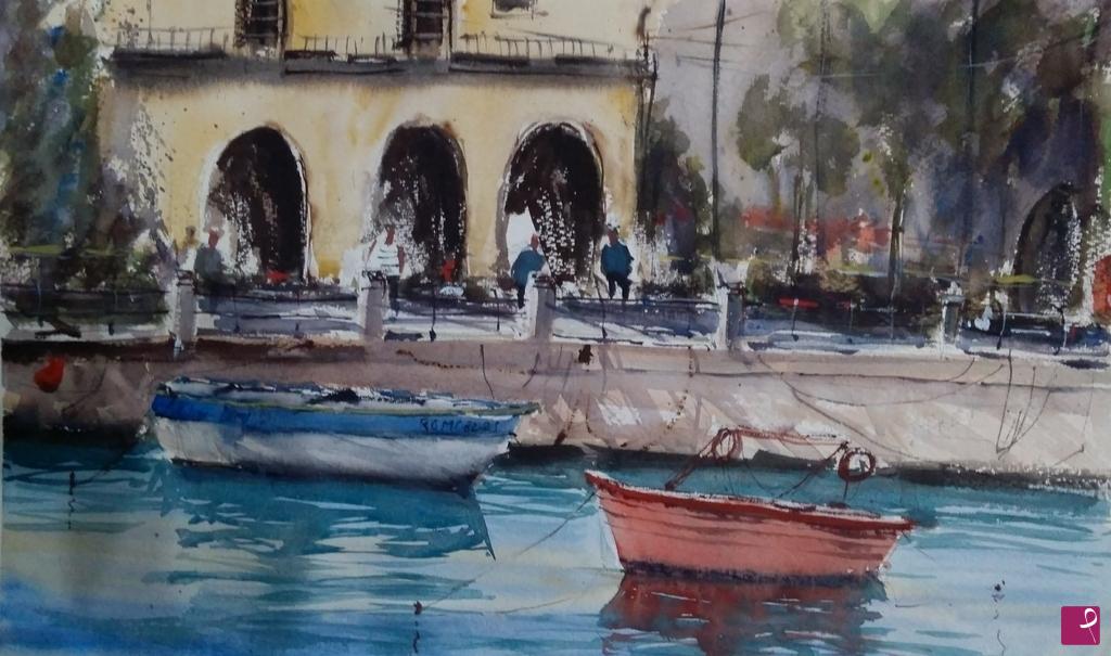 quadri in vendita online - Borghetto dei pescatori, ostia _2