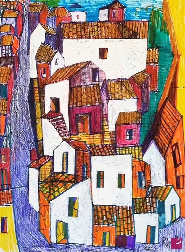 quadri in vendita online - BORGO CUBISTA 7