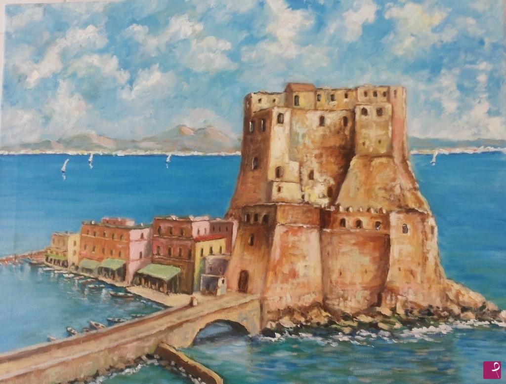 quadri in vendita online - Borgo marinaro -Napoli