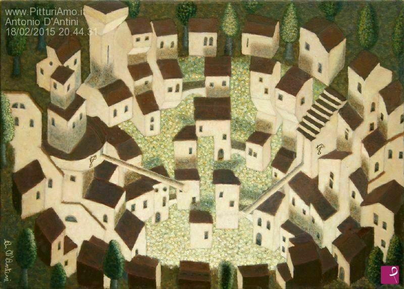 quadri in vendita online - Borgo spirituale