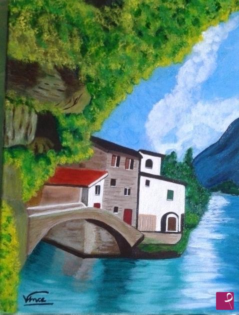 quadri in vendita online - BORGO SUL LAGO