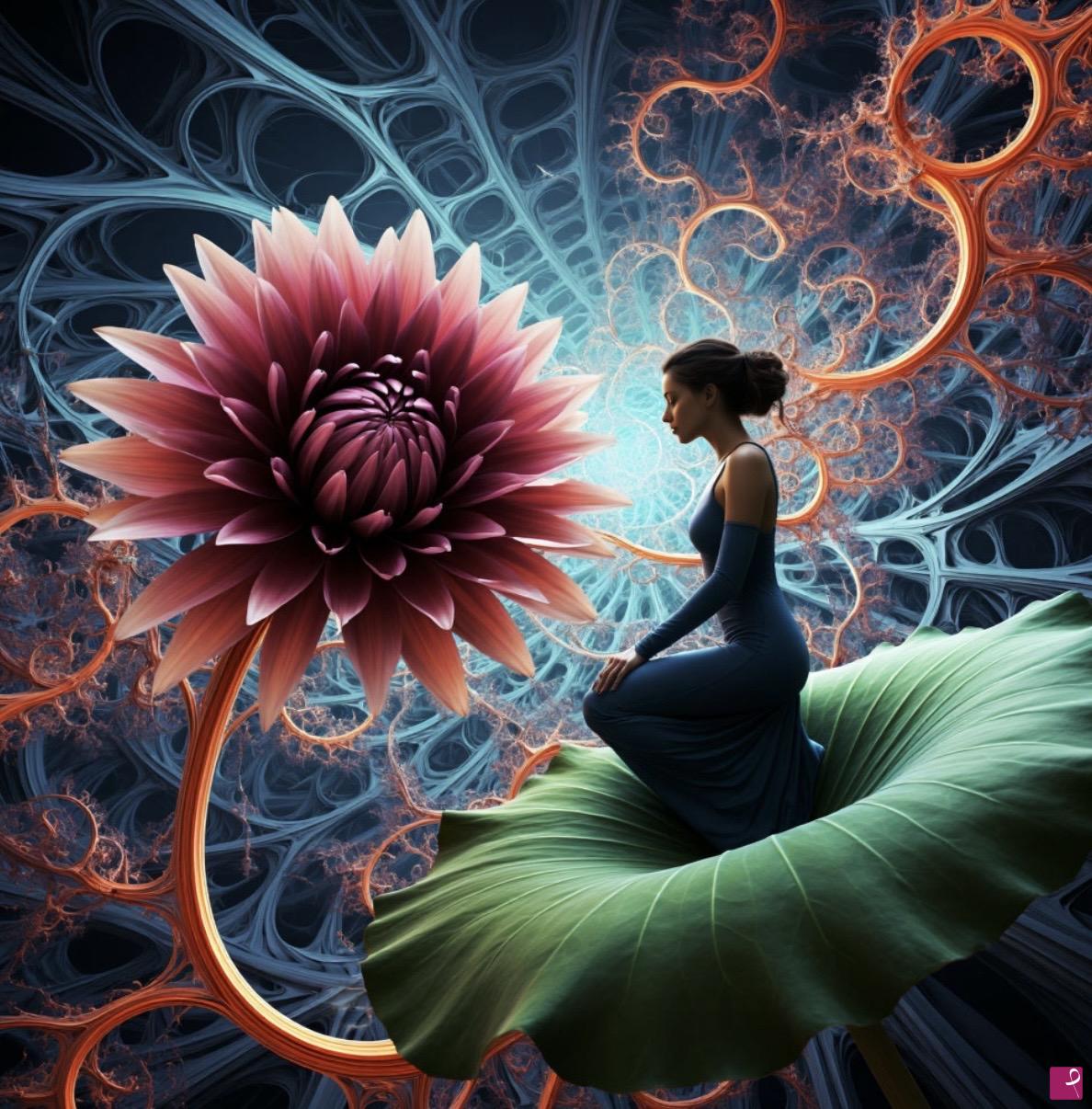 quadri in vendita online - Born from a flower