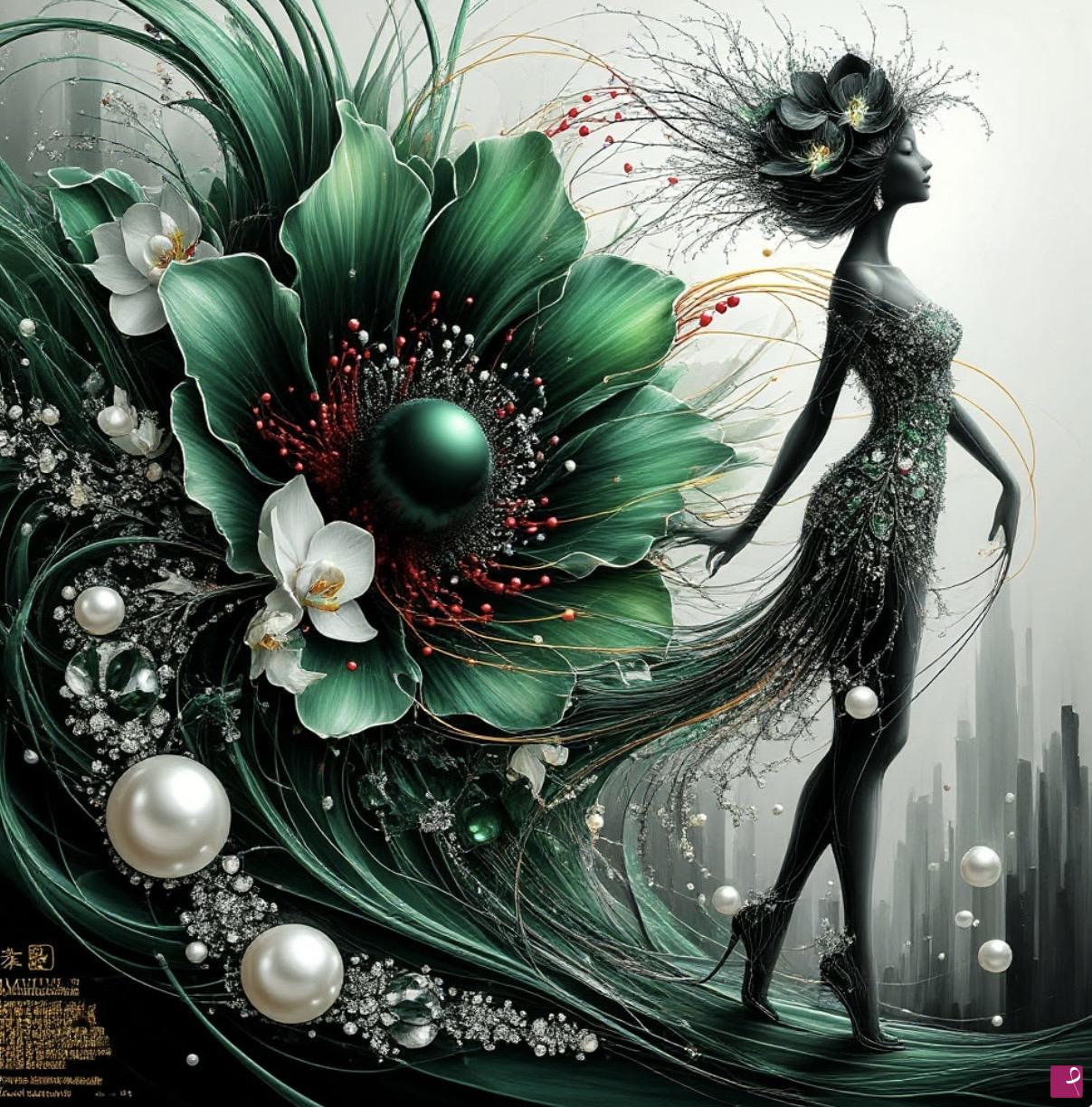 quadri in vendita online - Born from a flower