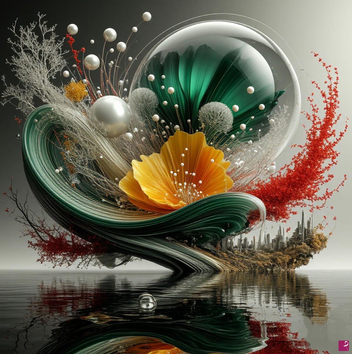 quadri in vendita online - Born of Water