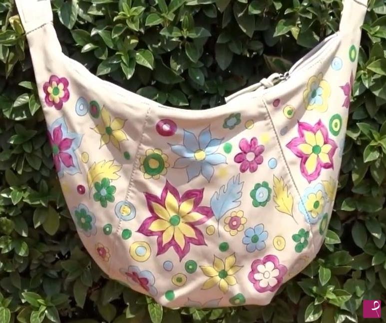 quadri in vendita online - Borsa e Fiori Colorati