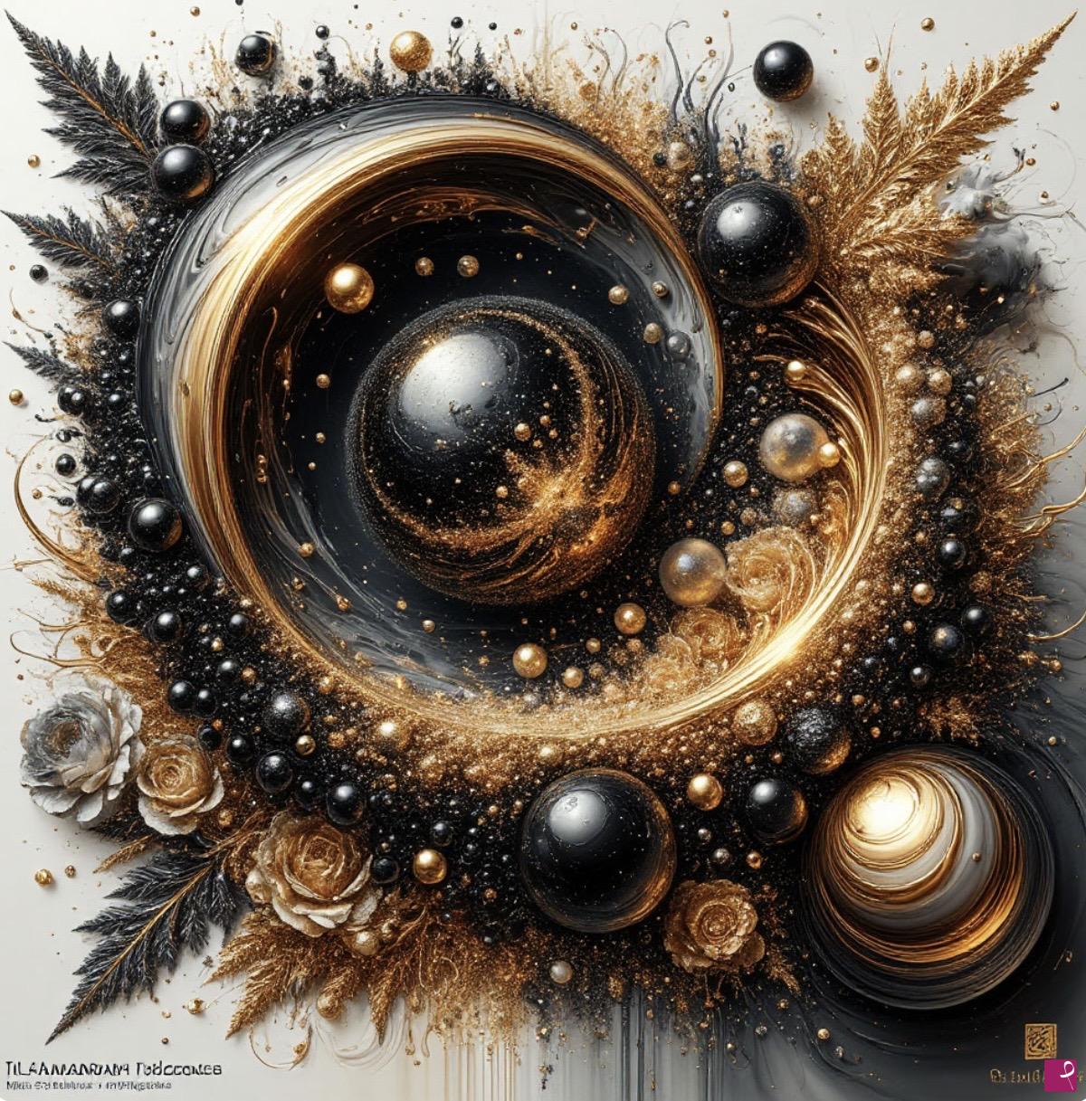 quadri in vendita online - Botanical collage
