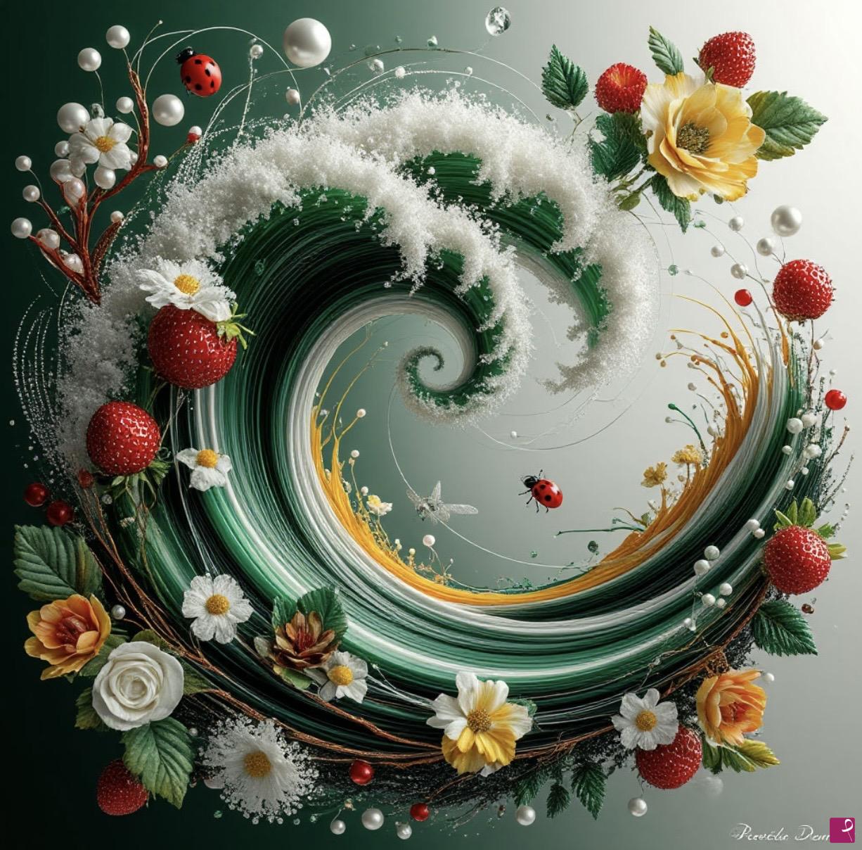 quadri in vendita online - Botanical Wave