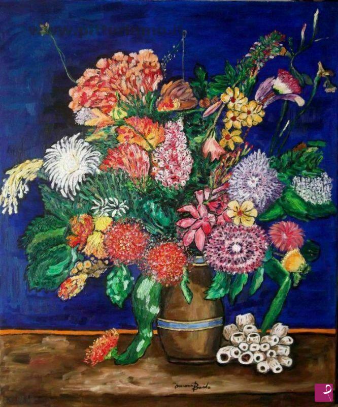 quadri in vendita online - Bouquet de fleurs