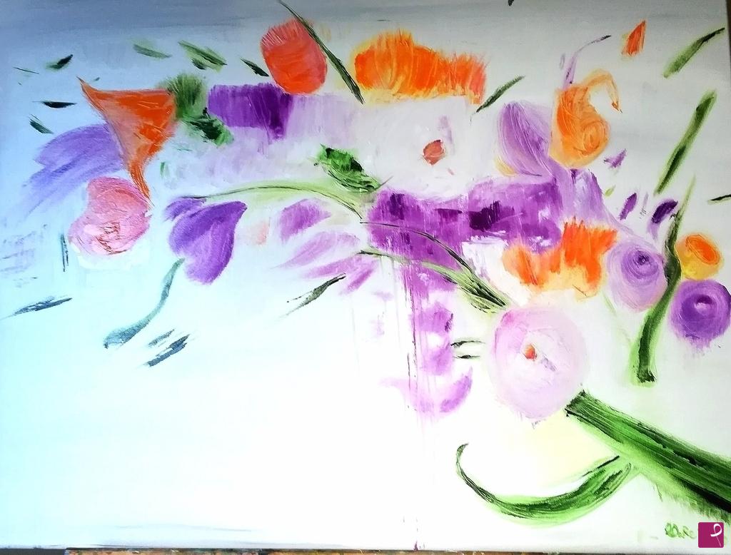 quadri in vendita online - BOUQUET DI FIORI 