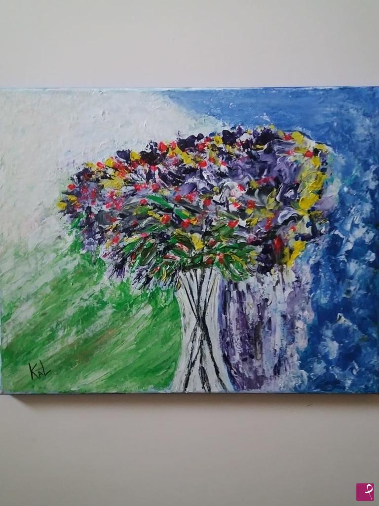 quadri in vendita online - Bouquet moderno