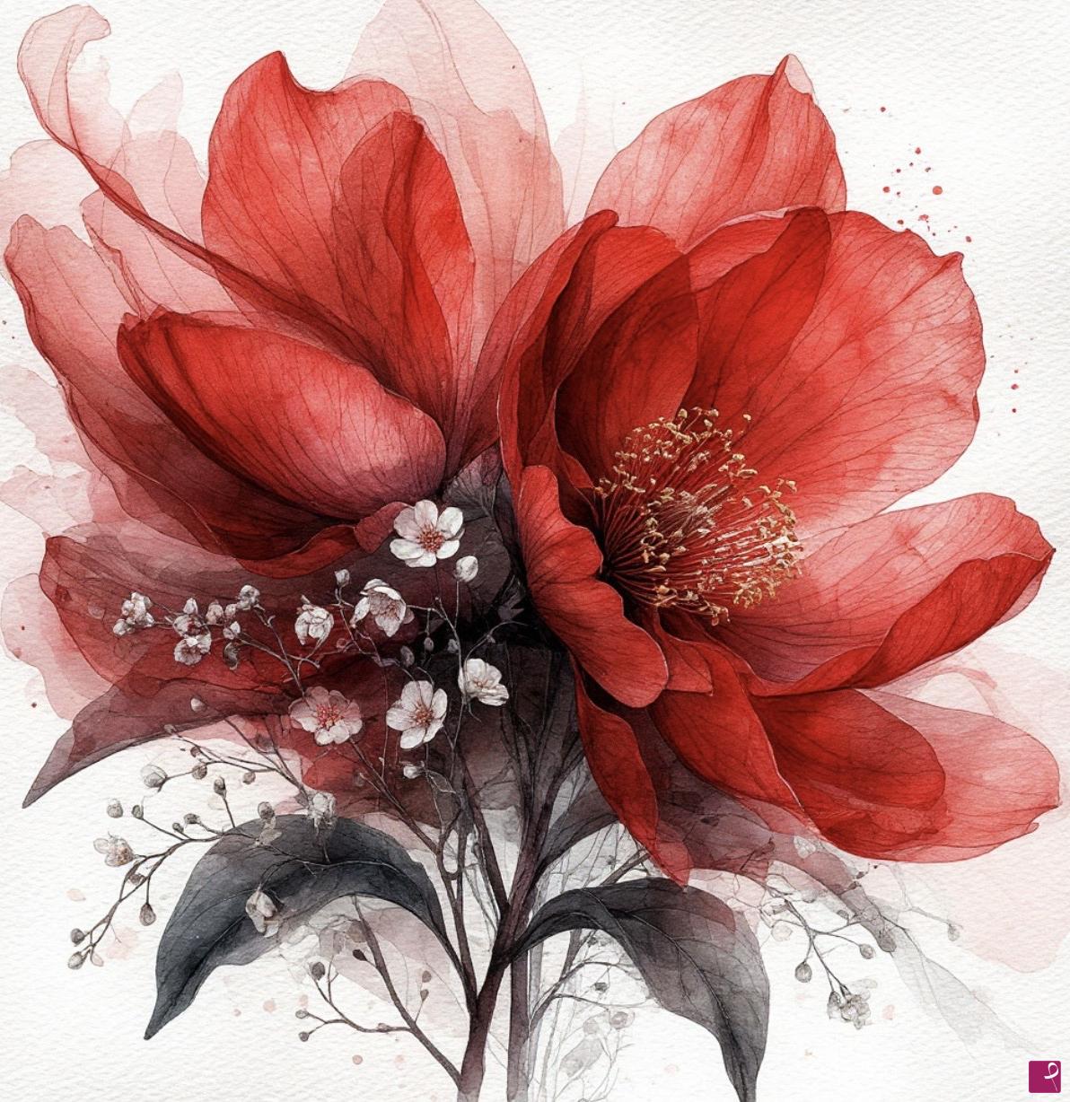 quadri in vendita online - Bouquet of flowers